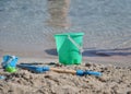 Children toys to play on the beach