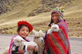 Children in traditional clothing