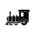 Children train icon Vector. public transport illustration sign. railroad symbol. Royalty Free Stock Photo