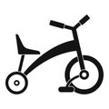 Children tricycle icon, simple style