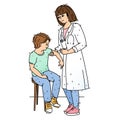 Children vaccination and for immunity health