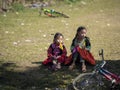 Children of Vietnam ethnic group Hmong