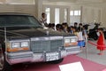 Children visiting songmeiling's cadillac luxury car in grandee