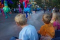 Children Watching Disney Parade