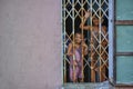 Children waving at tourists