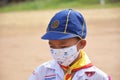 Children wear masks