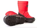 Children winter boot Royalty Free Stock Photo