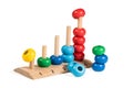 Children Wooden colorful puzzle demounted