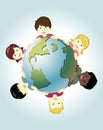 Children of the world Royalty Free Stock Photo