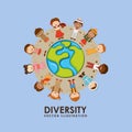 Children of the worlddesign Royalty Free Stock Photo