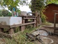 Children's Mud kitchen Royalty Free Stock Photo