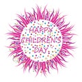 childrens beautiful template vector design