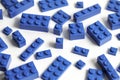 Building Blocks Similar To Legos Blue Royalty Free Stock Photo