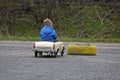 Childrens pedal car Royalty Free Stock Photo