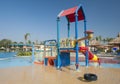 Childrens play area in a pool Royalty Free Stock Photo