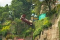 Childrens play area on the road from Shimla to Kalka