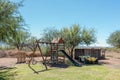 Childrens playground at Steenbokkie Nature Reserve near Beaufort West Royalty Free Stock Photo