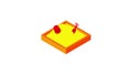 Childrens sandpit icon animation