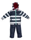 Childrens snowsuit fall Royalty Free Stock Photo