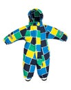 Childrens snowsuit fall Royalty Free Stock Photo