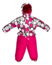 Childrens snowsuit fall Royalty Free Stock Photo