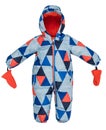 Childrens snowsuit fall