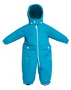 Childrens snowsuit fall Royalty Free Stock Photo