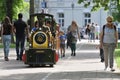 Childrens summer attraction locomotive