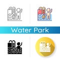 Childrens swimming pool icon