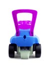 Childrens toy car on white background Royalty Free Stock Photo