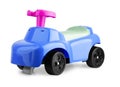 Childrens toy car on white background Royalty Free Stock Photo