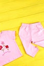 Childs beautiful pink outfit.