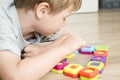 Colorful domino shapes game.