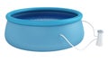 Childs plastic swimming pool Royalty Free Stock Photo