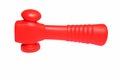 Childs red hammer toy Royalty Free Stock Photo