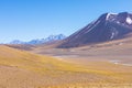 Chile Atacama desert Andean volcanoes Royalty Free Stock Photo