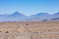 Chile Atacama desert Lascar volcano Royalty Free Stock Photo