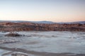 Chile Atacama desert at sunset