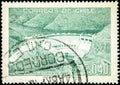 Stamp printed in Chile shows Rapel Hydroelectric Plan