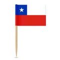 Chile Flag toothpick