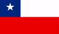 Chile flag vector.Illustration of Chile flag Royalty Free Stock Photo