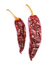 Chile Guajillo seco dried hot chili pepper Royalty Free Stock Photo