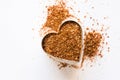 Chile Lime Seasoning in a Heart Shape