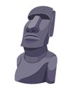 chile moai statue ancient design