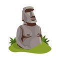 chile moai statue famous