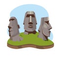 chile moai statues