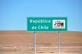 Travel chile with atacama desert and tatio gysers Royalty Free Stock Photo