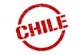 Chile stamp. Chile grunge round isolated sign.