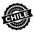 Chile stamp rubber grunge