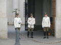 Chilean army guards